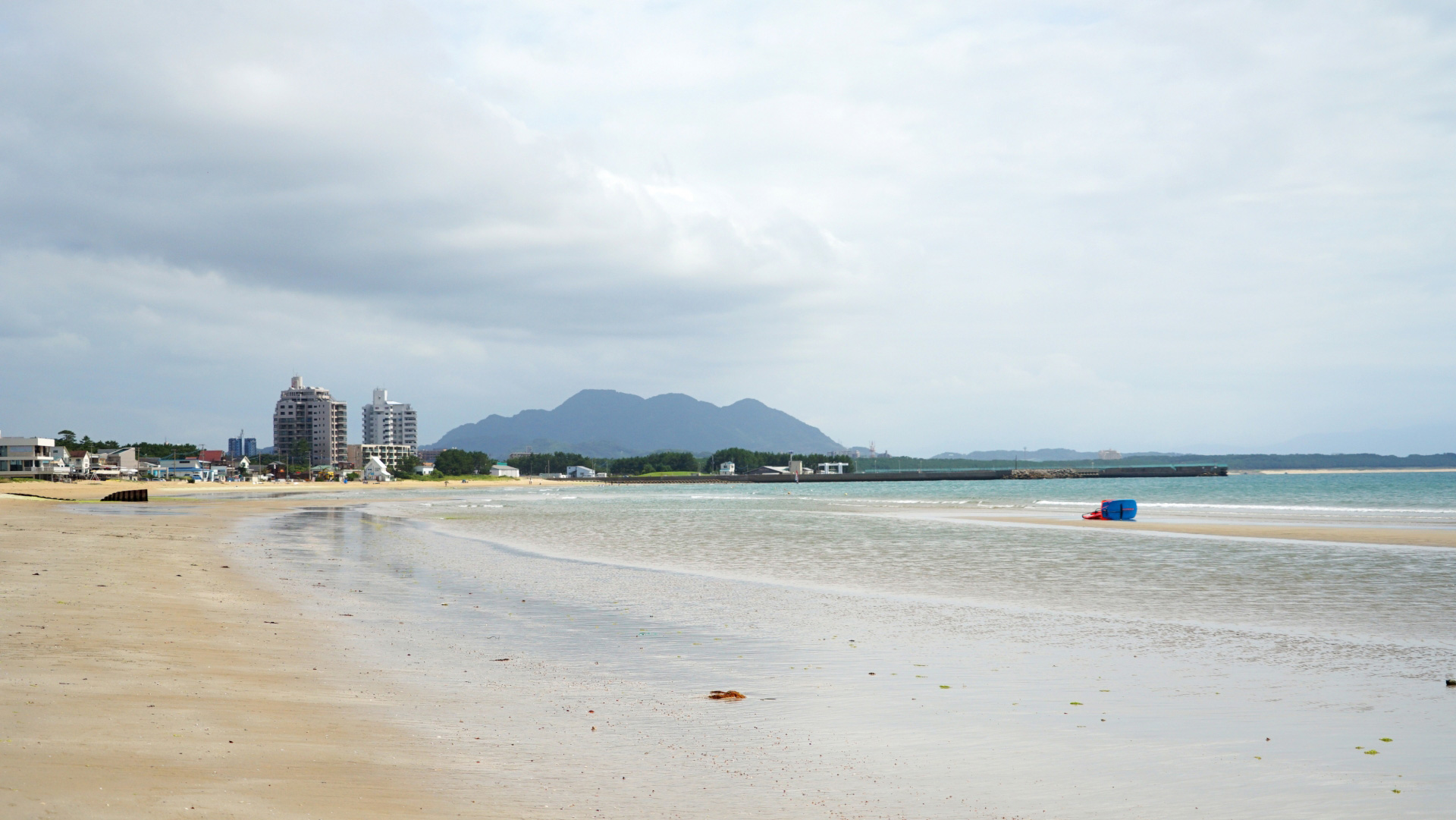 福津海岸線を映した画像